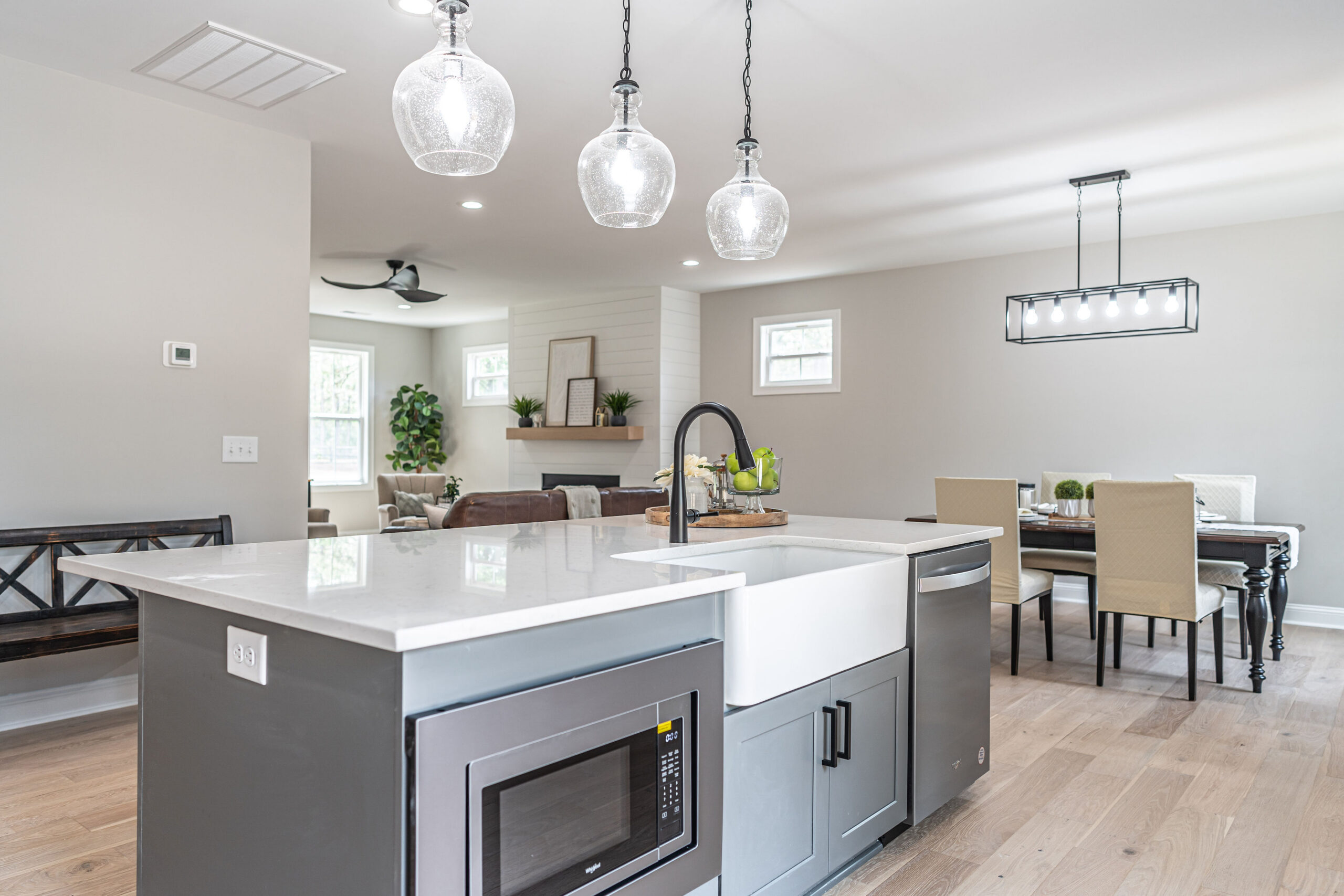 21. seeded glass pendant lights