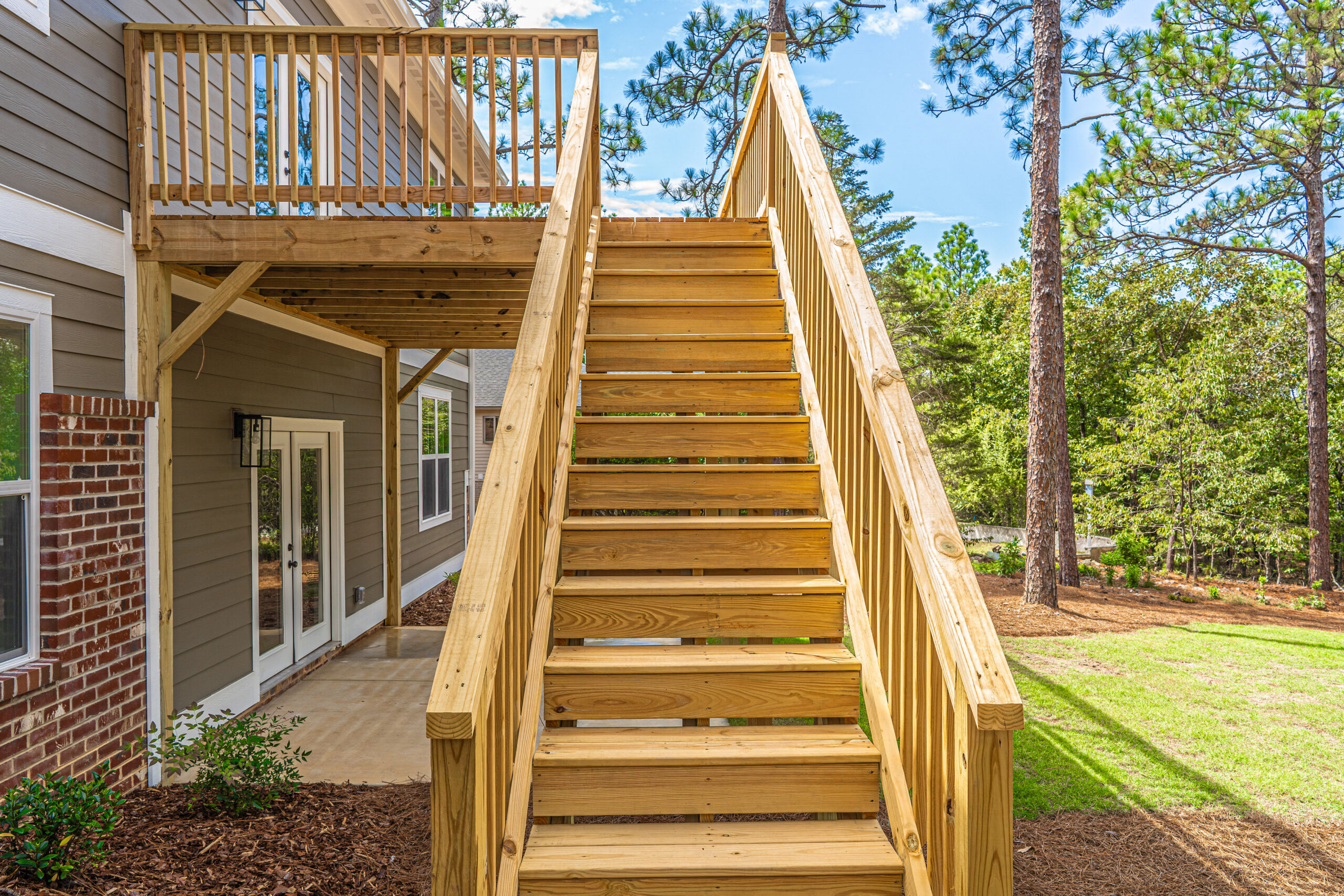 47. rear walkout patio